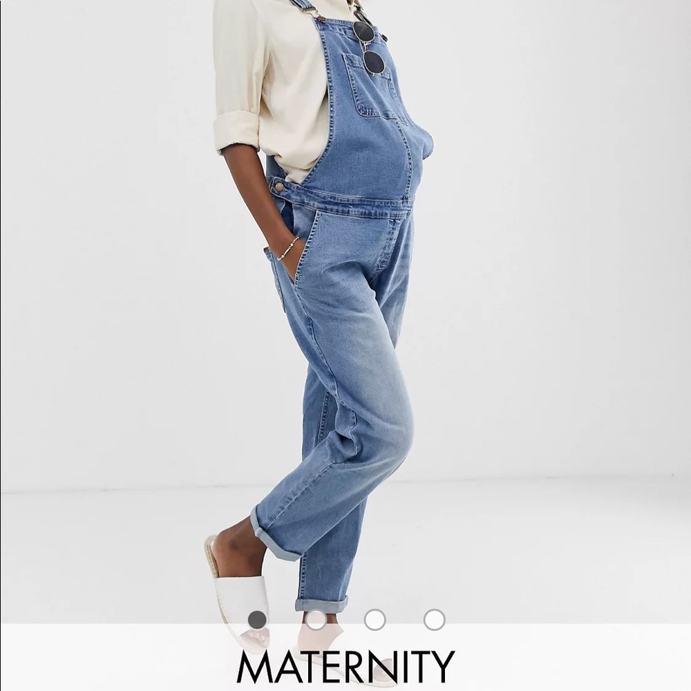 Bandia ASOS design maternity overalls size uk 10 Us 6